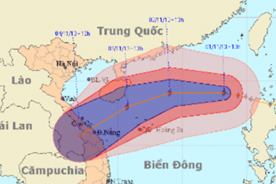 Bão số 12 Krosa sẽ tiếp tục vào miền Trung